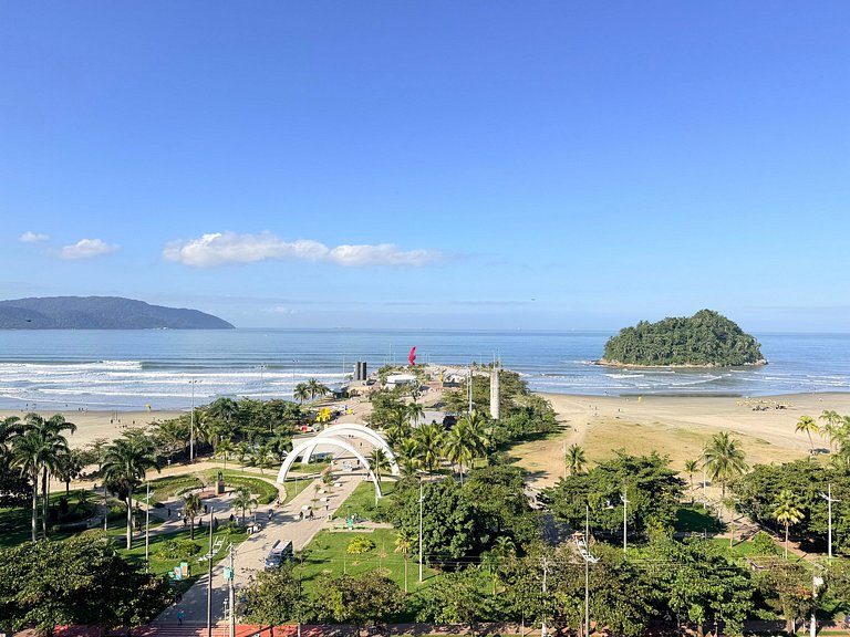 Apartamento Frente ao Mar em Santos Temporada Santos