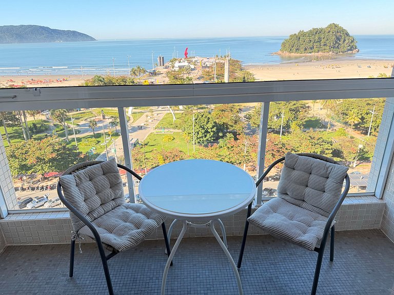 Apartamento Frente ao Mar em Santos Temporada Santos