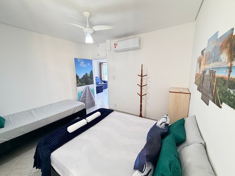 Apartamento Frente ao Mar em Santos Temporada Santos