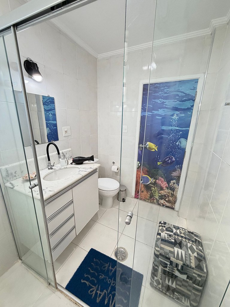 Apartamento Frente ao Mar em Santos Temporada Santos